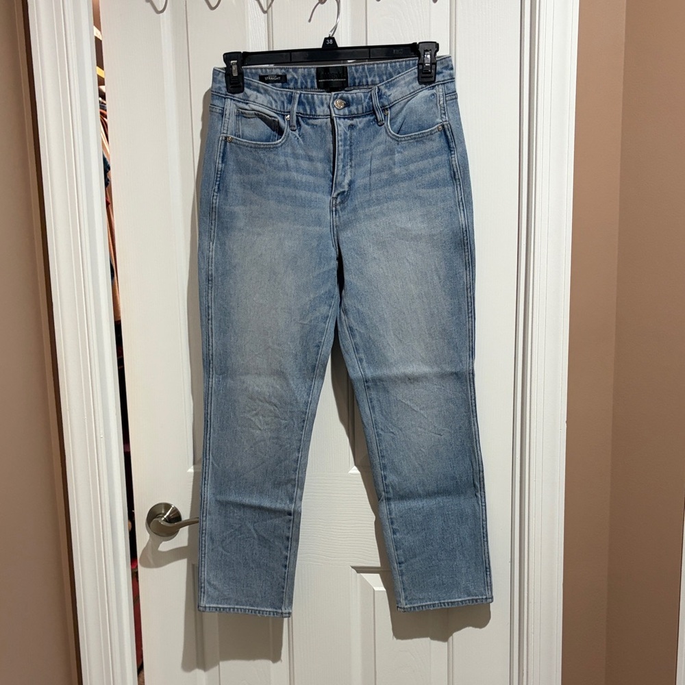 White House Black Market Light Blue Straight Leg Jeans